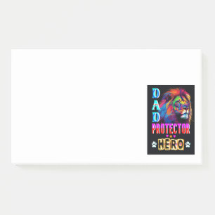 Dad Protector Hero Post-it Notes