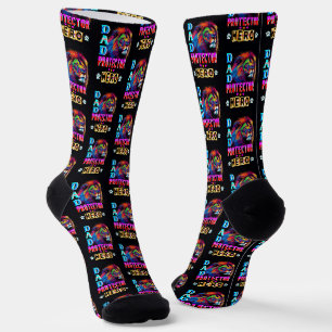 Dad Protector Hero Socks