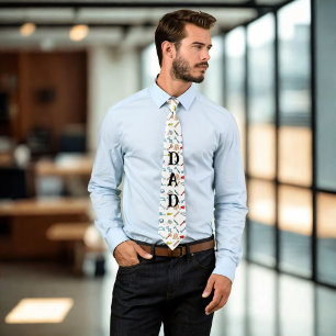 "DAD" Quote Collection DIY Enthusiast's Tools  Tie