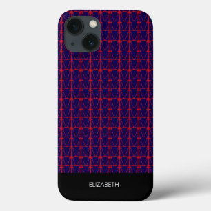 Dad, Red Coconut Trees Pattern iPhone 13 Case