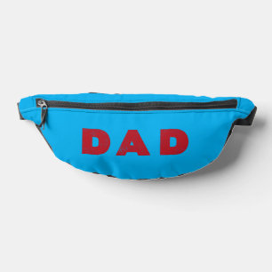 Dad [Red Distressed Text] Bum Bags