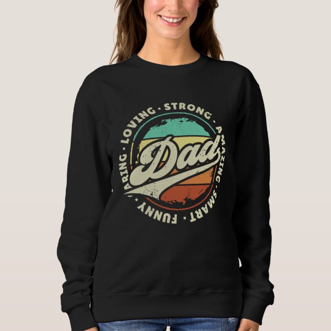 Dad Retro Sunset Sweatshirt (Front)