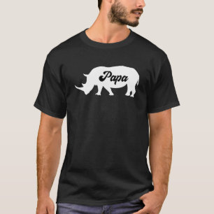 Dad Rhino Love Family Costume T-Shirt