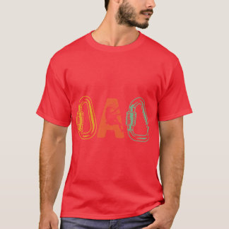 Dad Rock Climbing Mountain Climbingools Rock Climb T-Shirt