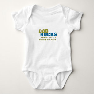 Dad Rocks Baby Bodysuit