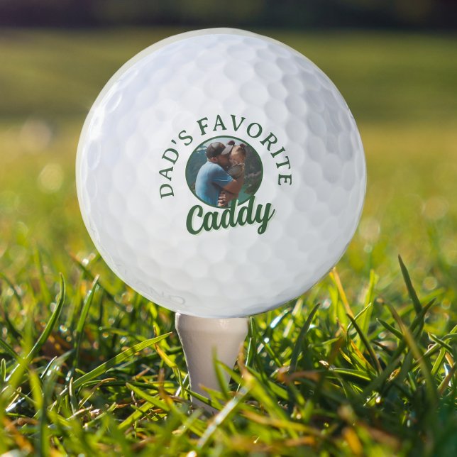 Dad’s Favourite Caddy Photo Golf Balls (Help remind dad who his favorite caddy is - on and off the course! )