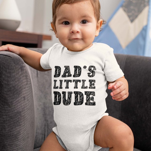Dad’s Little Dude Baby Bodysuit (Creator Uploaded)