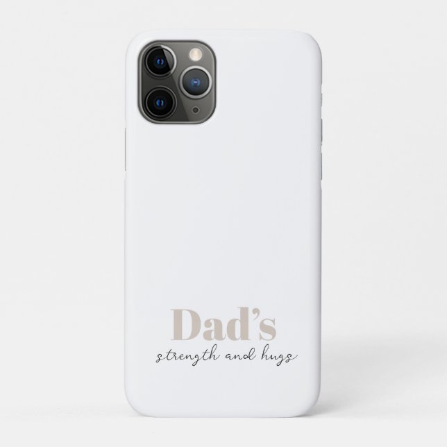 Dad’s Strength and Hugs - Father's Day Gift |  Case-Mate iPhone Case (Back)