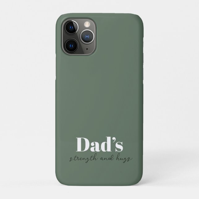 Dad’s Strength and Hugs - Father's Day Gift |  Case-Mate iPhone Case (Back)