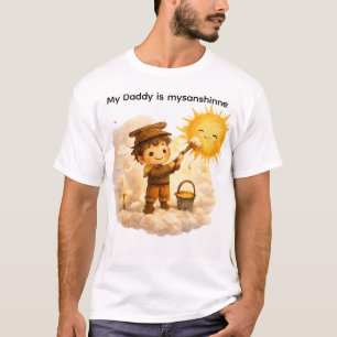 Dad’s Sun Workshop Cute Watercolor Father’s Day T- T-Shirt