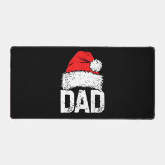 Dad Santa Christmas Family Matching Pajamas Papa F Desk Mat