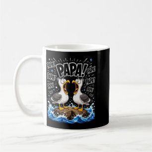 Dad Seagull Funny Papa Seagulls Fathers Day Humour Coffee Mug