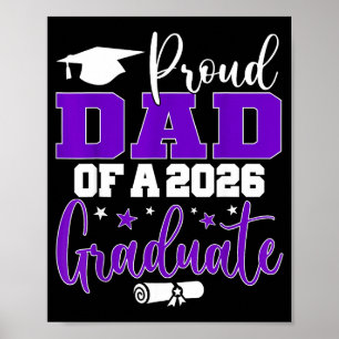 Dad senior 2026 proud dad of a class of 2026 poster