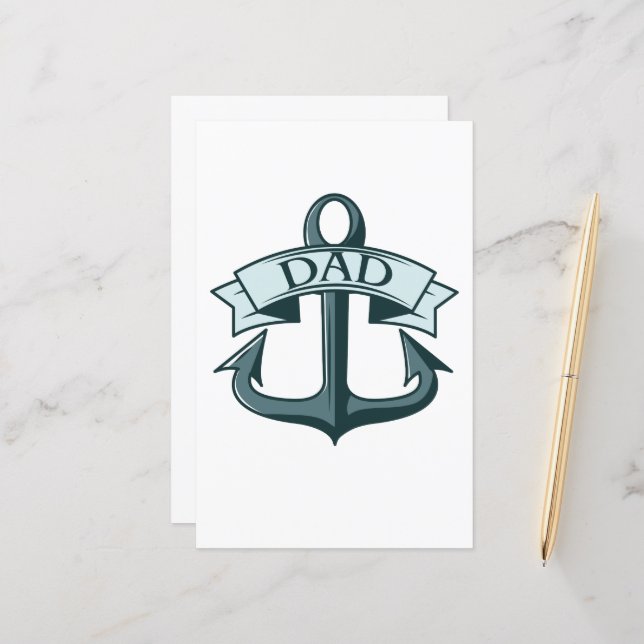 Dad Ships Anchor (Front/Back In Situ)
