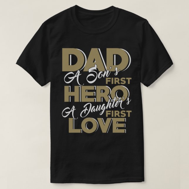 Dad Shirt Son, Daughter Father's Day Gift Idea (Design Front)