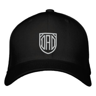 Dad Simple Modern Typography Custom Embroidered Hat