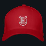Dad Simple Modern Typography Custom Embroidered Hat<br><div class="desc">Dad Simple Modern Typography Custom Embroidered Baseball Cap features the simple modern embroidered text "Dad". Perfect as a gift for dad for Father's Day,  Christmas,  birthday and more. Created by Evco Studio www.zazzle.com/store/evcostudio</div>