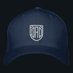 Dad Simple Modern Typography Custom Embroidered Hat<br><div class="desc">Dad Simple Modern Typography Custom Embroidered Baseball Cap features the simple modern embroidered text "Dad". Perfect as a gift for dad for Father's Day,  Christmas,  birthday and more. Created by Evco Studio www.zazzle.com/store/evcostudio</div>