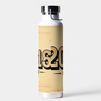 Dad Since [Year] – Bold Vintage Typography Water B Water Bottle