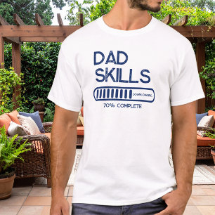 Dad Skills 70% Loading Navy Blue T-Shirt
