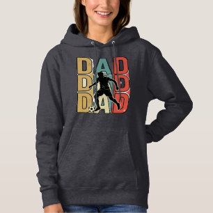 Dad Soccer Vintage Engraving Vector Design_1 Hoodie