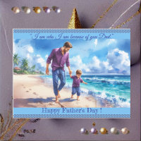 Dad Son Bonding Photo Father's Day Quote Beachvibe