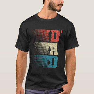 Dad Squared Father s Day Two Boys Two Sons Father T-Shirt