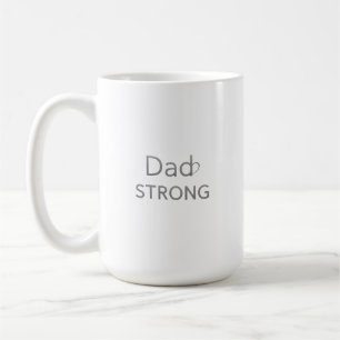 Dad Strong Cancer Awareness Mug – Inspirational Gi