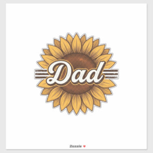 Dad Sunflower Vintage Engraving Shirt Design_1