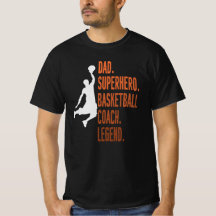 Dad Superhero Basketball Coach Legend Father’s Day