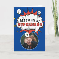 Dad Superhero Cartoon Speech Bubble Fathers day