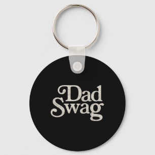 Dad Swag Retro Fathers Day Key Ring