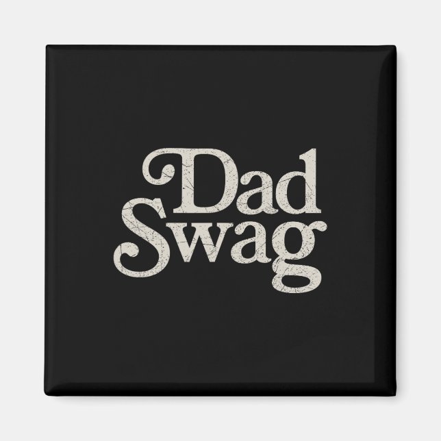 Dad Swag Retro Fathers Day  Magnet (Front)