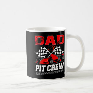 Dad T Crew Racing Family Race Car Birthday Boy Coffee Mug