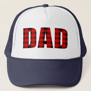 Dad Tartan Pattern-Christmas Gift Trucker Hat
