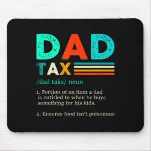 Dad Tax Definition Retro Vintage 1  Mouse Pad