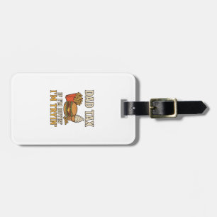 Dad Tax Funny Fast Food Dad Quote Vector Design_1 Luggage Tag