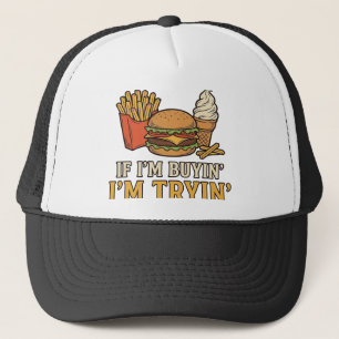 Dad Tax Funny Fast Food Dad Quote Vector Design_1 Trucker Hat