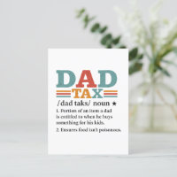 Dad Tax – Funny Fatherhood Definition