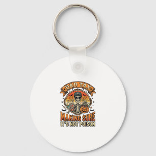 Dad Tax Funny Halloween Skeleton Candy_1 Key Ring