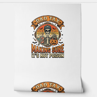 Dad Tax Funny Halloween Skeleton Candy_1 Wallpaper