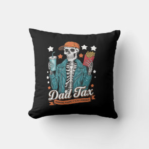 Dad Tax Making Sure It's Not Poison Funny Fathers Cushion