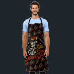 Dad Tax Making Sure It's Not Poison Skeleton Apron<br><div class="desc">Dads do a lot—but their most sacred duty? Collecting the “Dad Tax”—just a bite to make sure it’s not poison. This Dad Tax Making Sure It's Not Poison Skeleton Dad Tax T-Shirt captures that hilarious fatherly ritual with a spooky twist: a skeleton dad swiping snacks with justified sarcasm. Perfect for...</div>