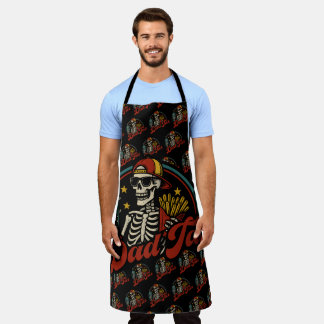 Dad Tax Making Sure It's Not Poison Skeleton Apron