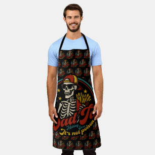 Dad Tax Making Sure It's Not Poison Skeleton Apron
