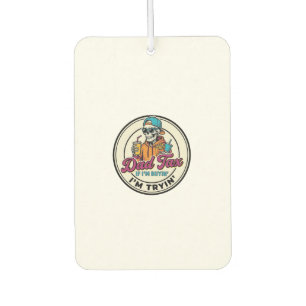 Dad Tax Skeleton Fast Food Humour Shirt Design_1 Car Air Freshener