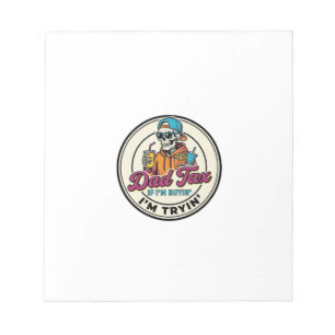 Dad Tax Skeleton Fast Food Humour Shirt Design_1 Notepad