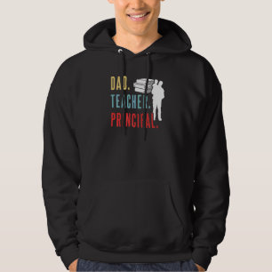 Dad Teacher Principal Homeschool Homeschooling Fat Hoodie