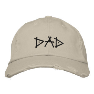 Dad Teepee Distressed Cap / Hat