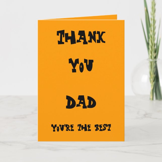 Dad thank you cards (Front)
